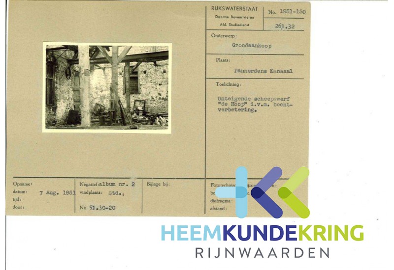 Grond aankoop Pannerdens Kanaal 1951 F000005